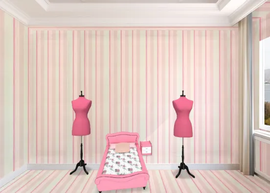 The bedroom of your kid Design Rendering