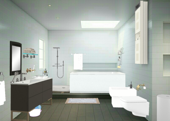baño 1 Design Rendering