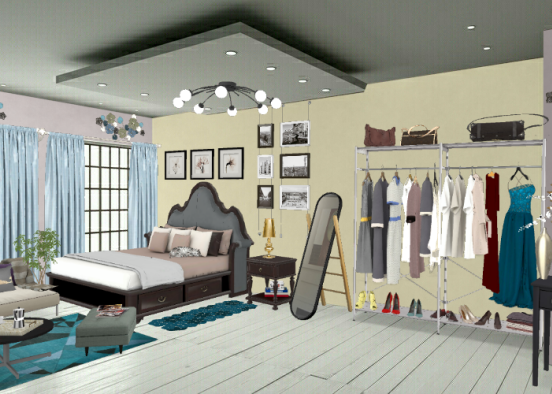 #bedroom  Design Rendering