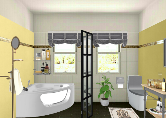 #bathroom  Design Rendering