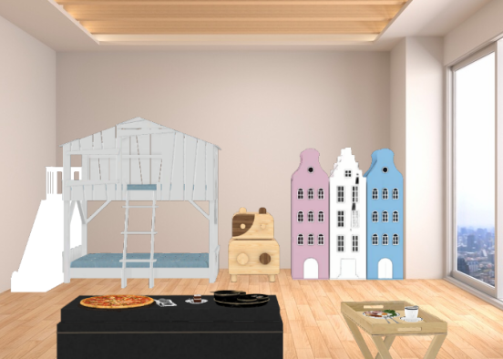 Kids dream room Design Rendering