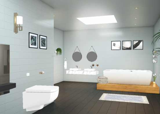 Salle de bain n°1 Design Rendering