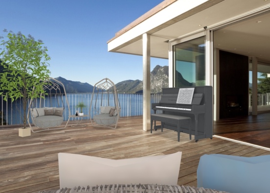 Salon sur terrasse 🖼 Design Rendering