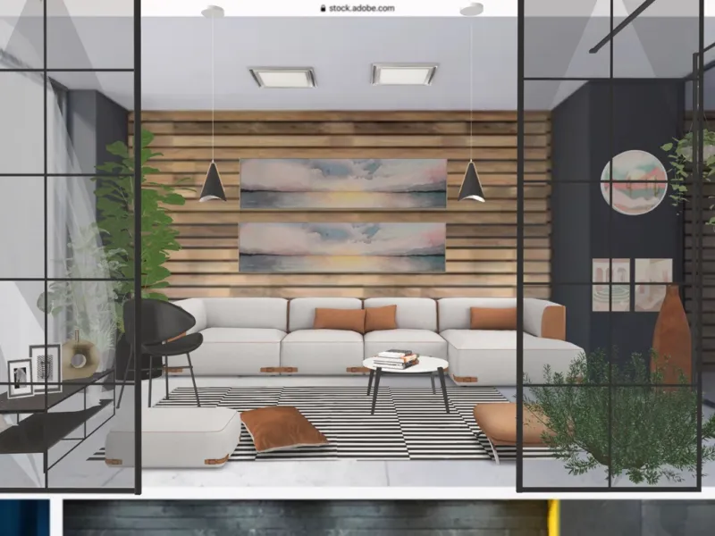 Casual !☘️☘️ by glacimussi Mussi — a minimalist indoor lounge with neutral tones, low-profile seating, and airy spatial flow