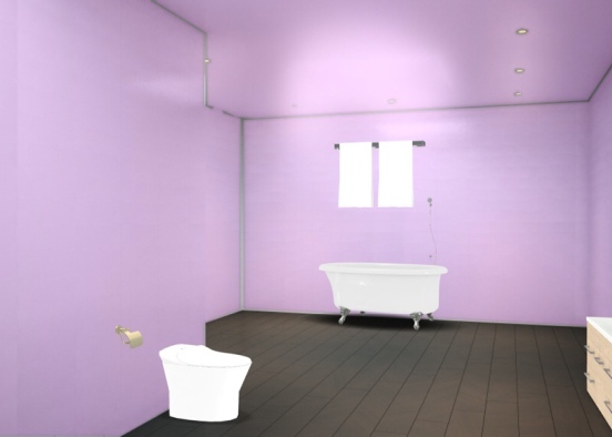 bathroom space Design Rendering