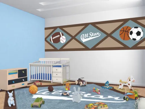 Baby boys nursery 