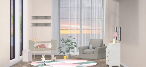little girls beachy room