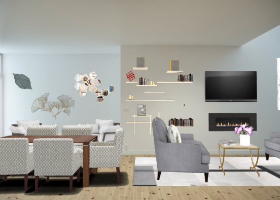 Sala de estar 💕 Design Rendering