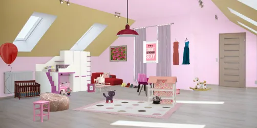 Pink bed room😁😁😁😁