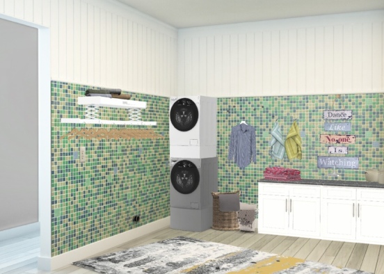 laundry room  🧺  Design Rendering