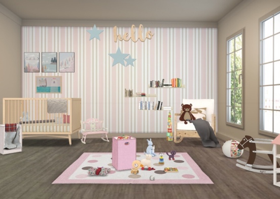baby room 🍼  Design Rendering