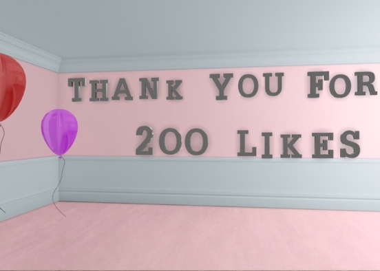thank you for 200 likes  Design Rendering
