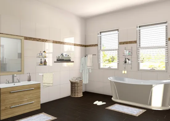 Salle de bain 💦💧 Design Rendering