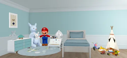 boy baby blue