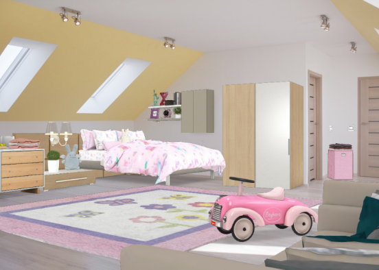 Спальня для ребёнка  Design Rendering