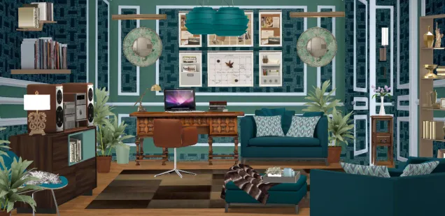 Turquoise relaxing room💙💙