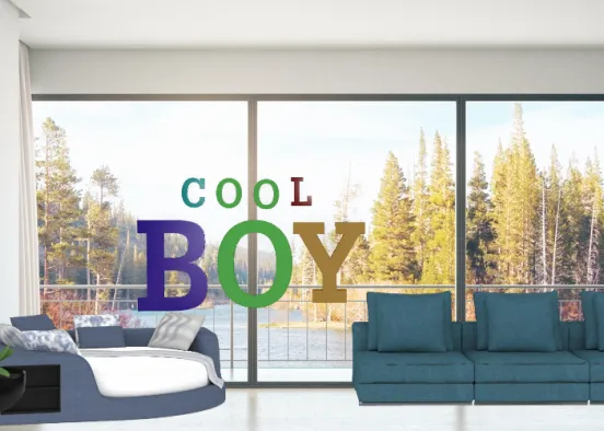 Cool boy's bedroom Design Rendering