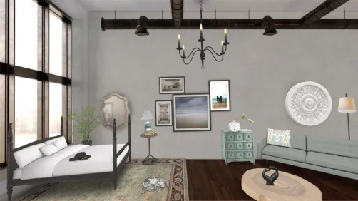 country house bedroom 