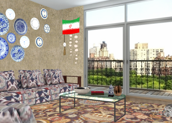 Iranian house  Design Rendering