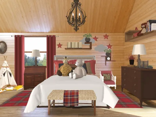Child cabin bedroom.
