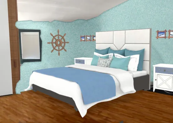 Camera da letto STILE MEDITERRANEO 🌊☀️🍉 Design Rendering