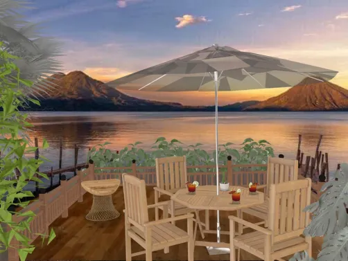 Balcón con vista hacia los Volcanes 🌋 
