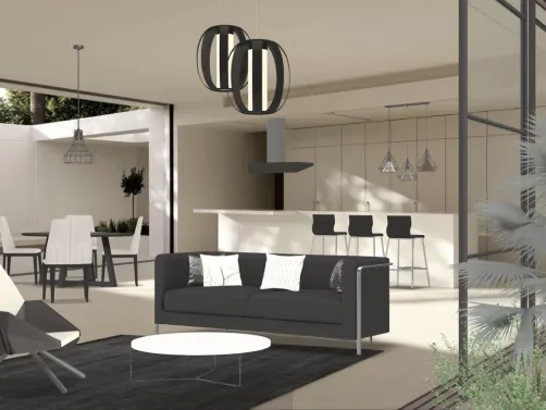 Living room Black and White 