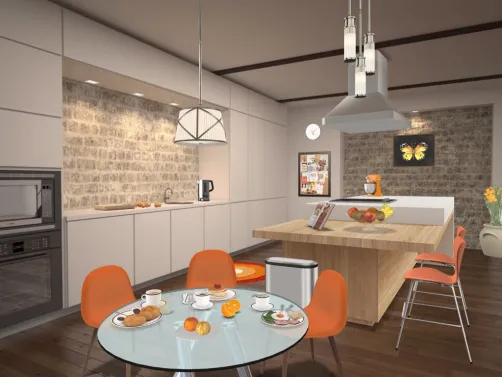 Kitchen orange 🍊 