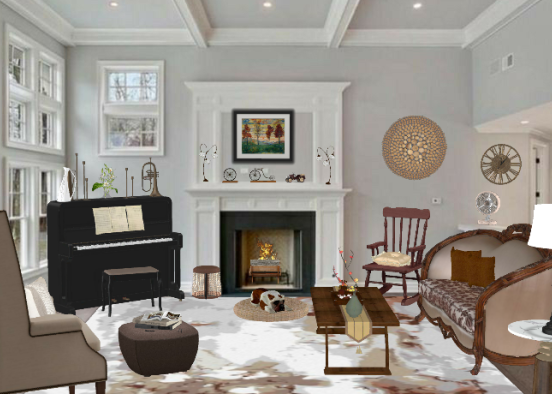 My grandma's place was always full of love  Design Rendering