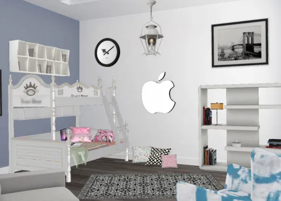 Детская комната apple Design Rendering