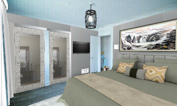 Bedroom 2 Design Rendering