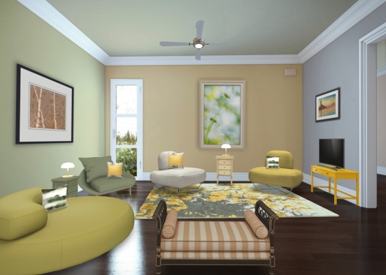 sunny room Design Rendering