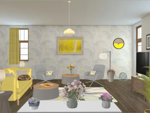 Living Room Yellow