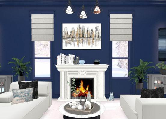 Warming by the fire 🔥💙🔥 Design Rendering