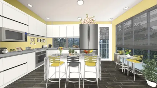 Penthouse Condo Kitchen