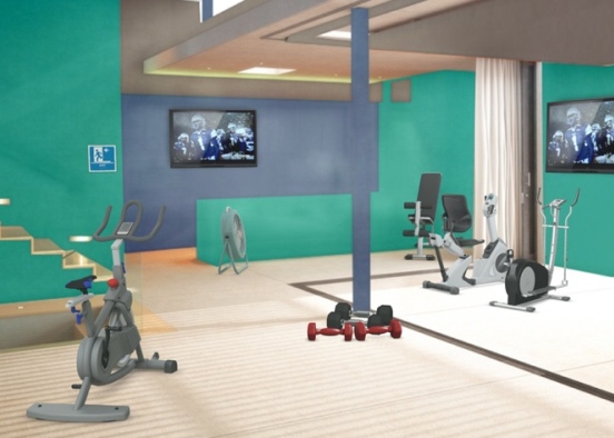 G and s GYM and SPORTS  Design Rendering