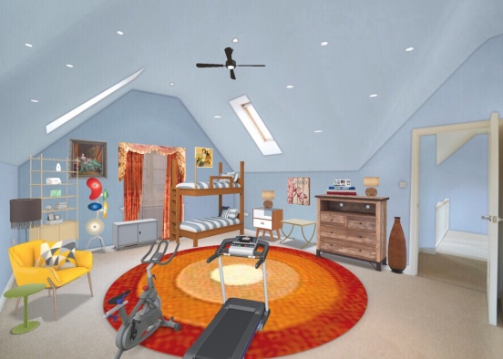 Spare Room - Not Used..To The Attic Design Rendering