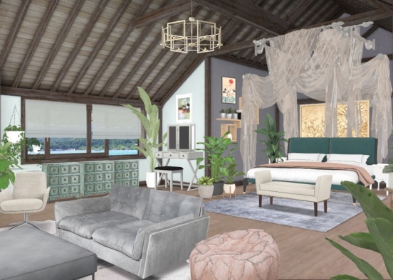 Plant Chic Apartment 🌵🌱 Design Rendering
