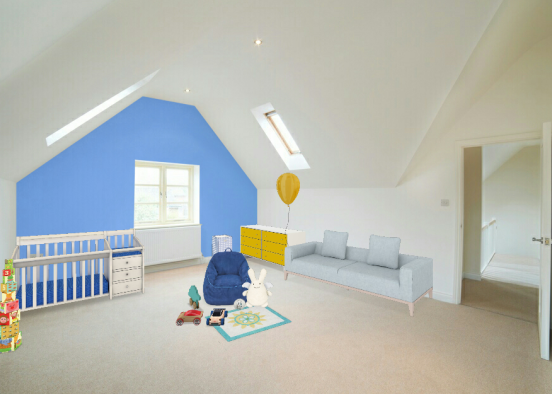 Kinderzimmer 3 Design Rendering