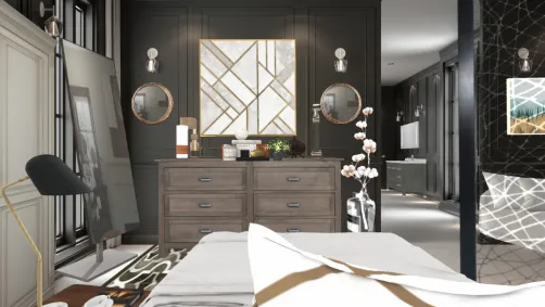 Masculine bedroom