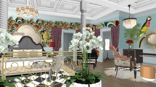 Art Deco bedroom