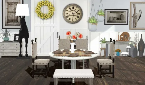 Country dining room