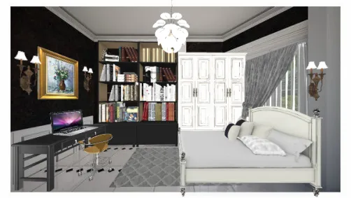 Traditional bedroom