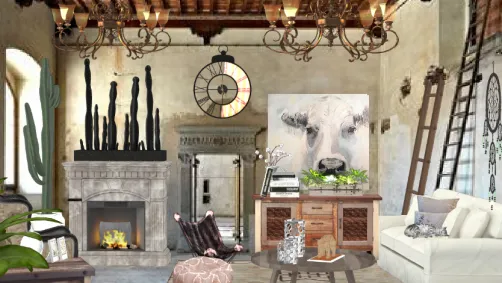 Farmhouse chic style