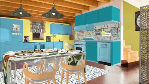 Retro kitchen