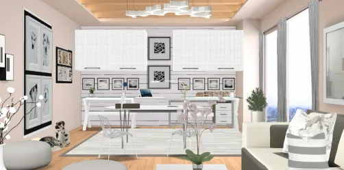 Crisp and clean office