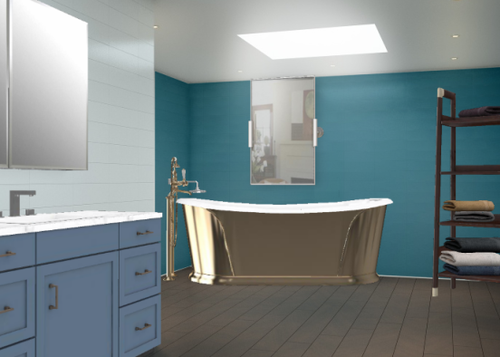 Salla de bain moderne Design Rendering