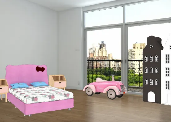Dormitorio para niños Design Rendering