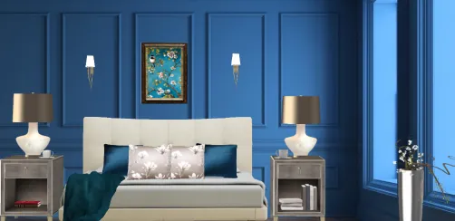 Bedroom in Teal 