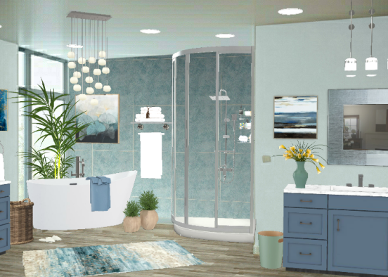Bath for Two Design Rendering